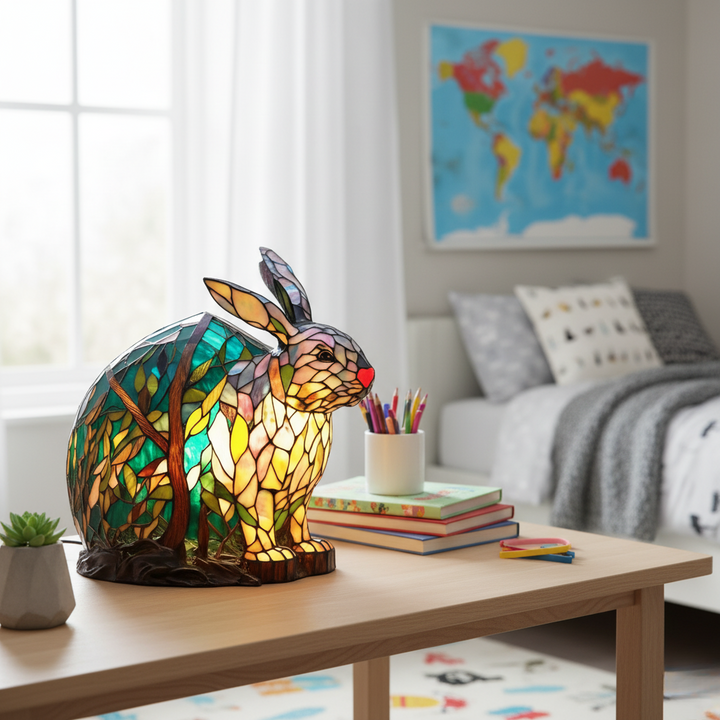 Noppie – Lampada Notturna Vivace a Forma di Coniglio