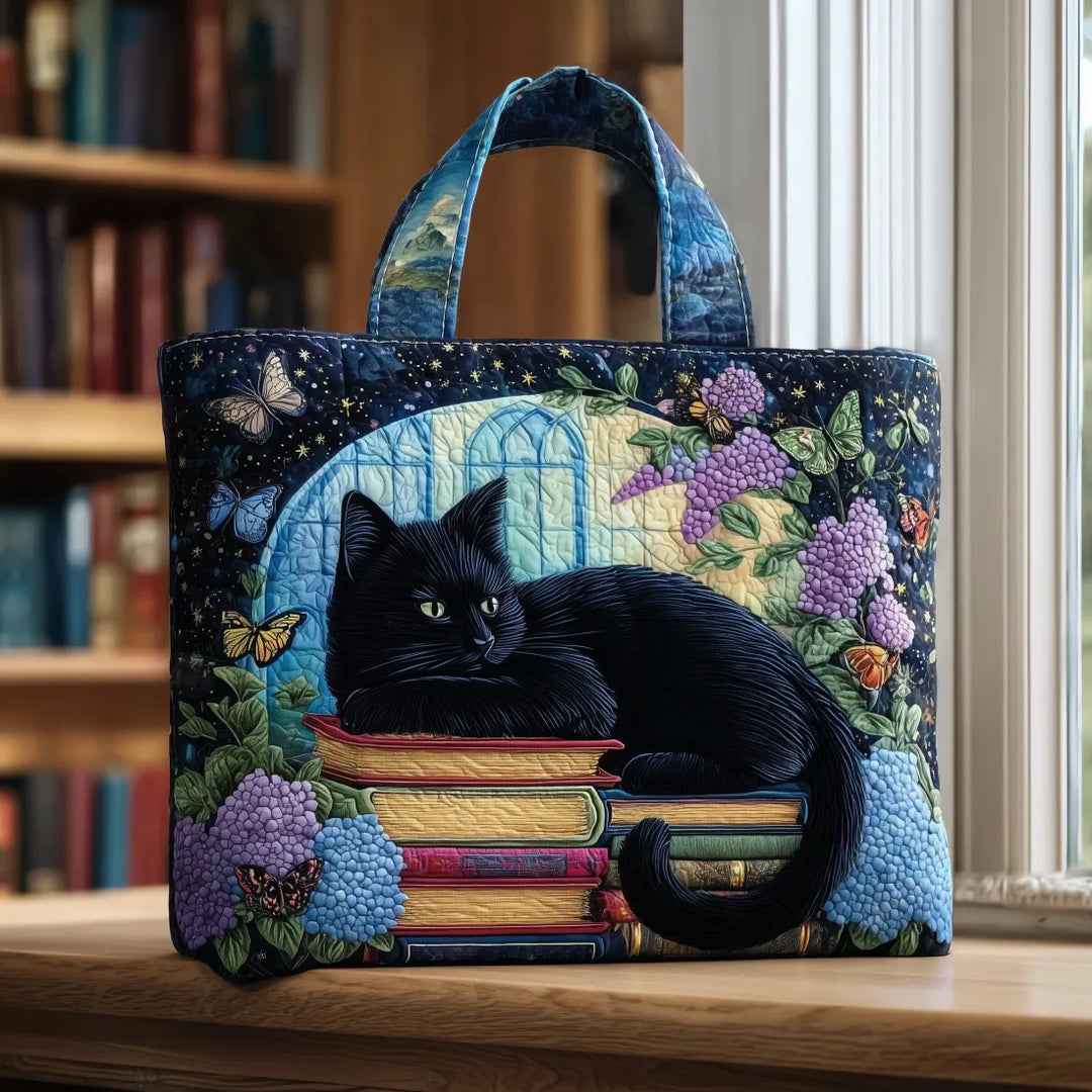 Eva – Borsa imbottita con motivo di gatto