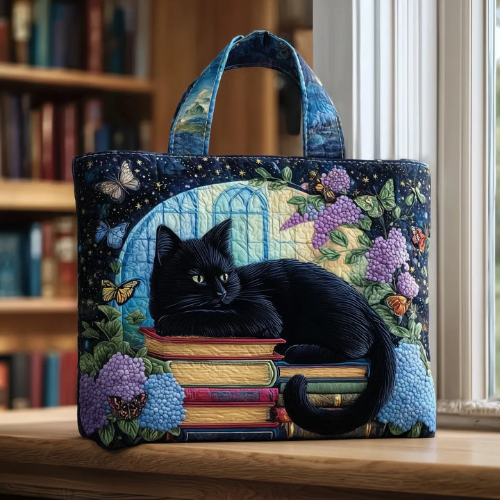 Eva – Borsa imbottita con motivo di gatto