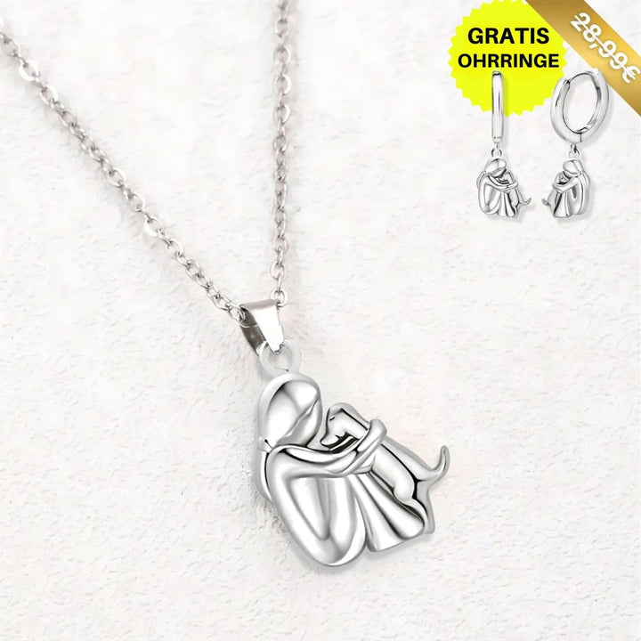 Collana Fortuna con Motivo di Cane (+ Orecchini Gratis)