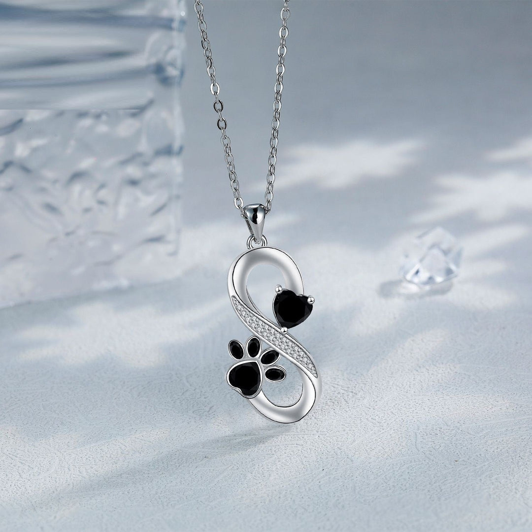Collana Cuore & Zampa Amore Infinito