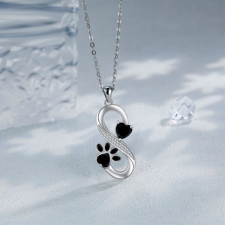 Collana Cuore & Zampa Amore Infinito