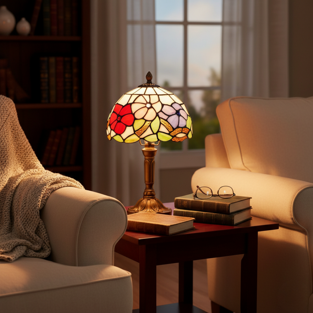ROSAVIA | LAMPADA COLORATA IN STILE TIFFANY