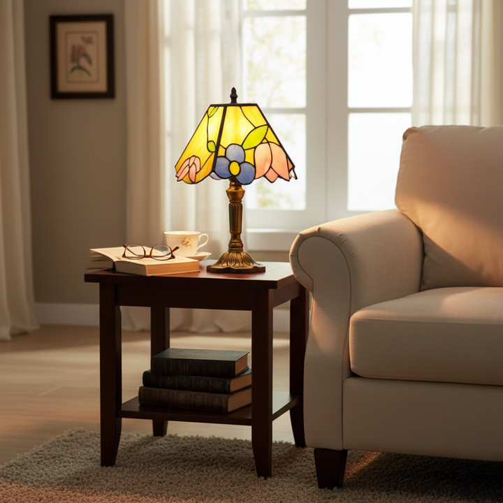 FLORINA | LAMPADA DECORATIVA IN VETRO TIFFANY