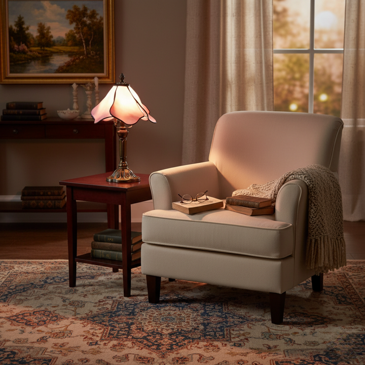 BLUSHEN | LAMPADA CLASSICA TIFFANY CON FIORI
