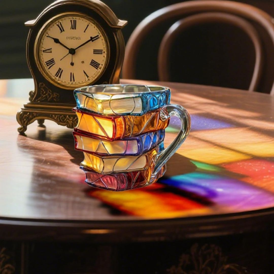 Tazza Artigianale 3D della Felicità della Lettura – Originale