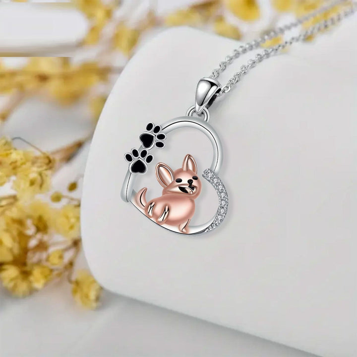 Collana per Cani in Oro Rosa