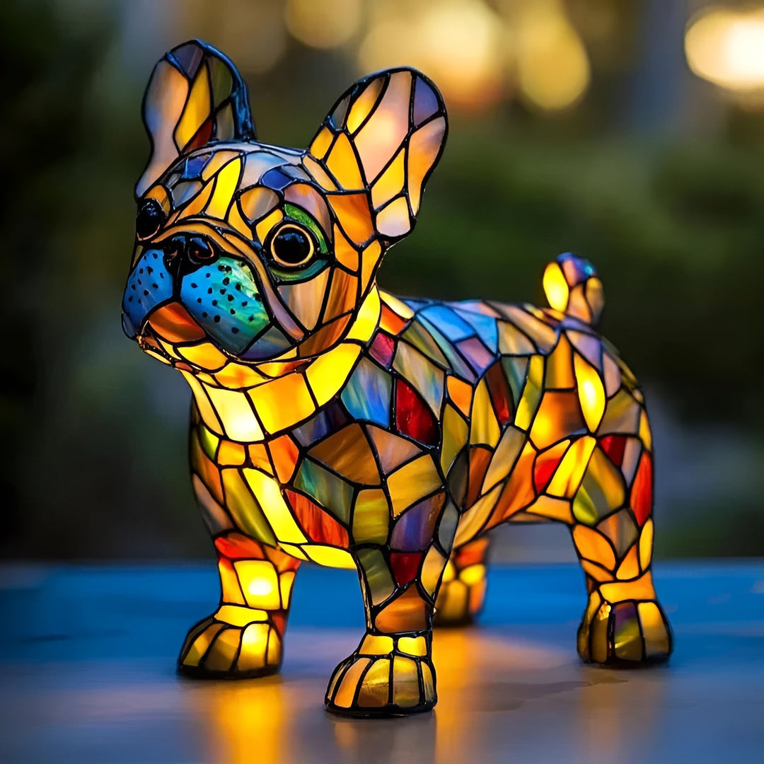 Coco – Lampada a Forma di Testa di Bulldog