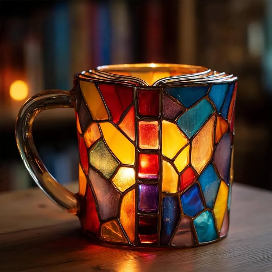 Tazza Aurora 3D Fatta a Mano