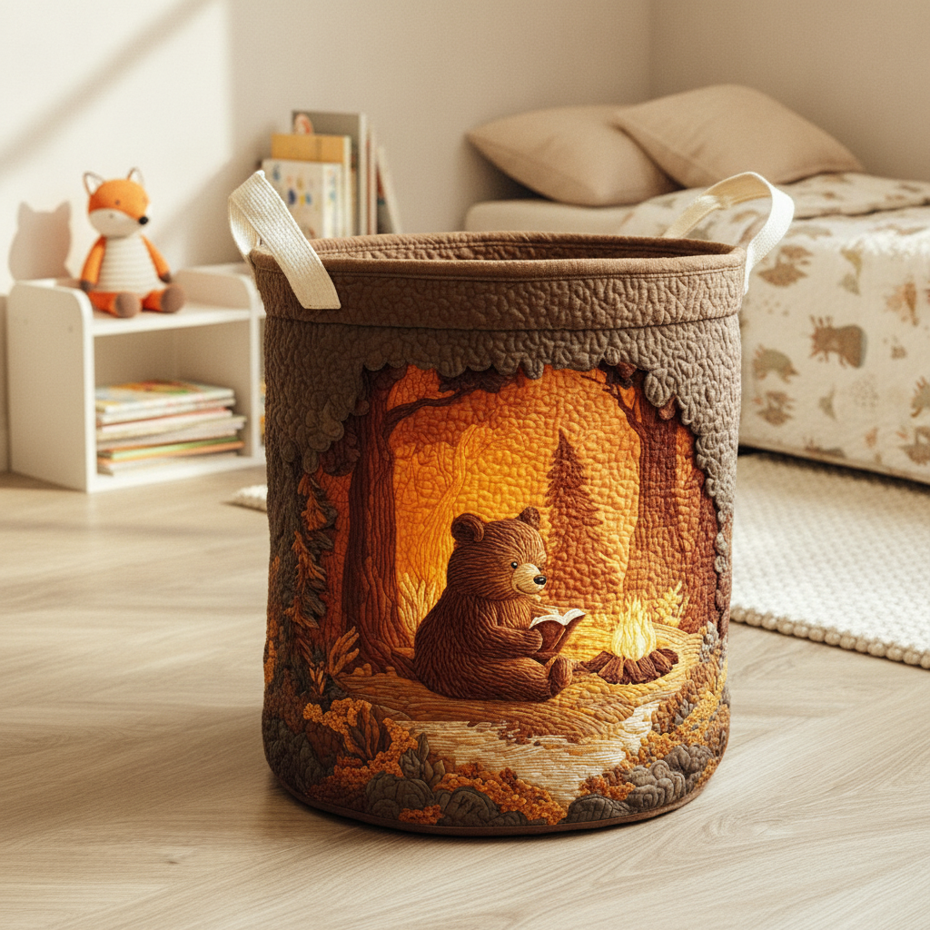 Cesto per la Biancheria Reading Bear