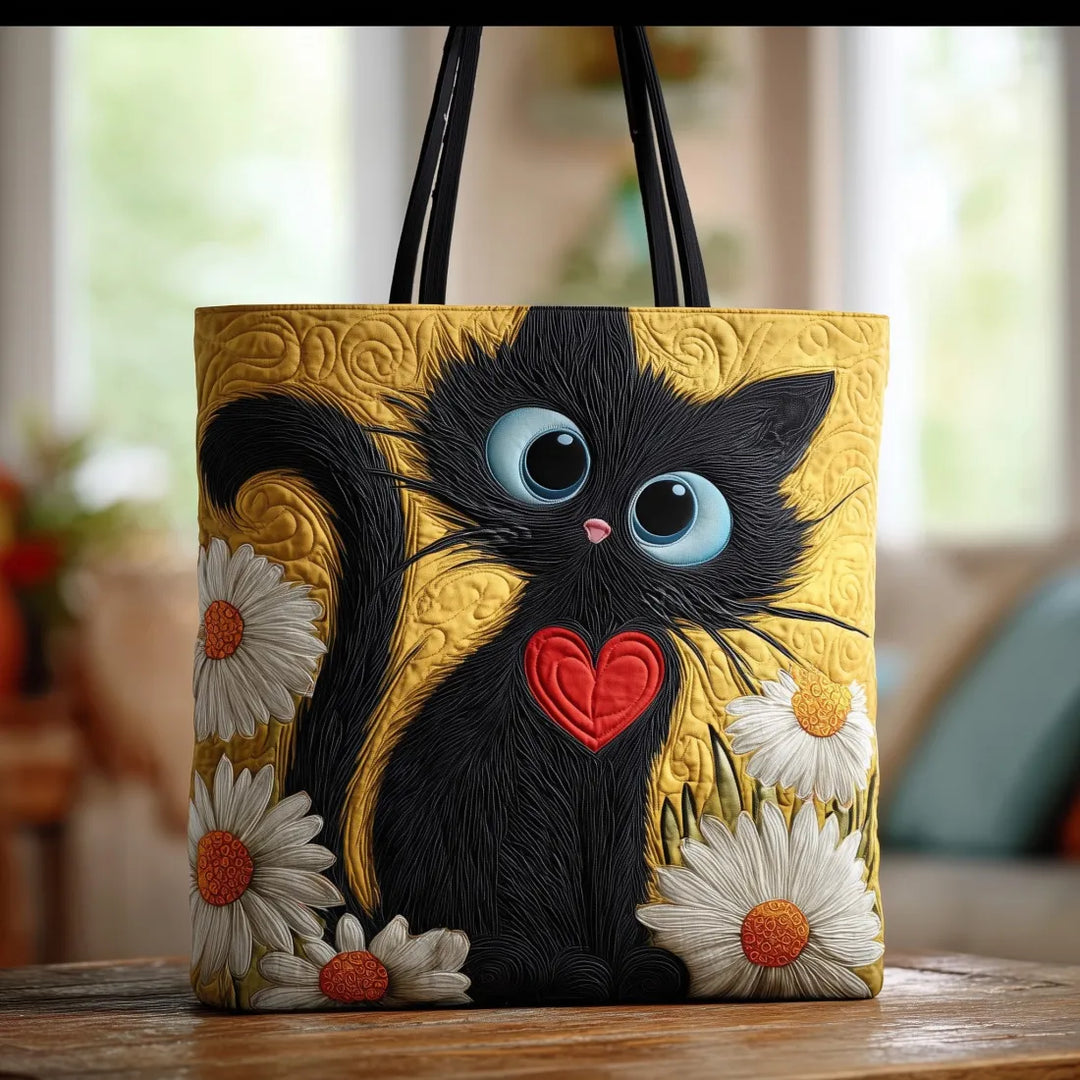 Charlotta – Borsa imbottita con motivo di gatti