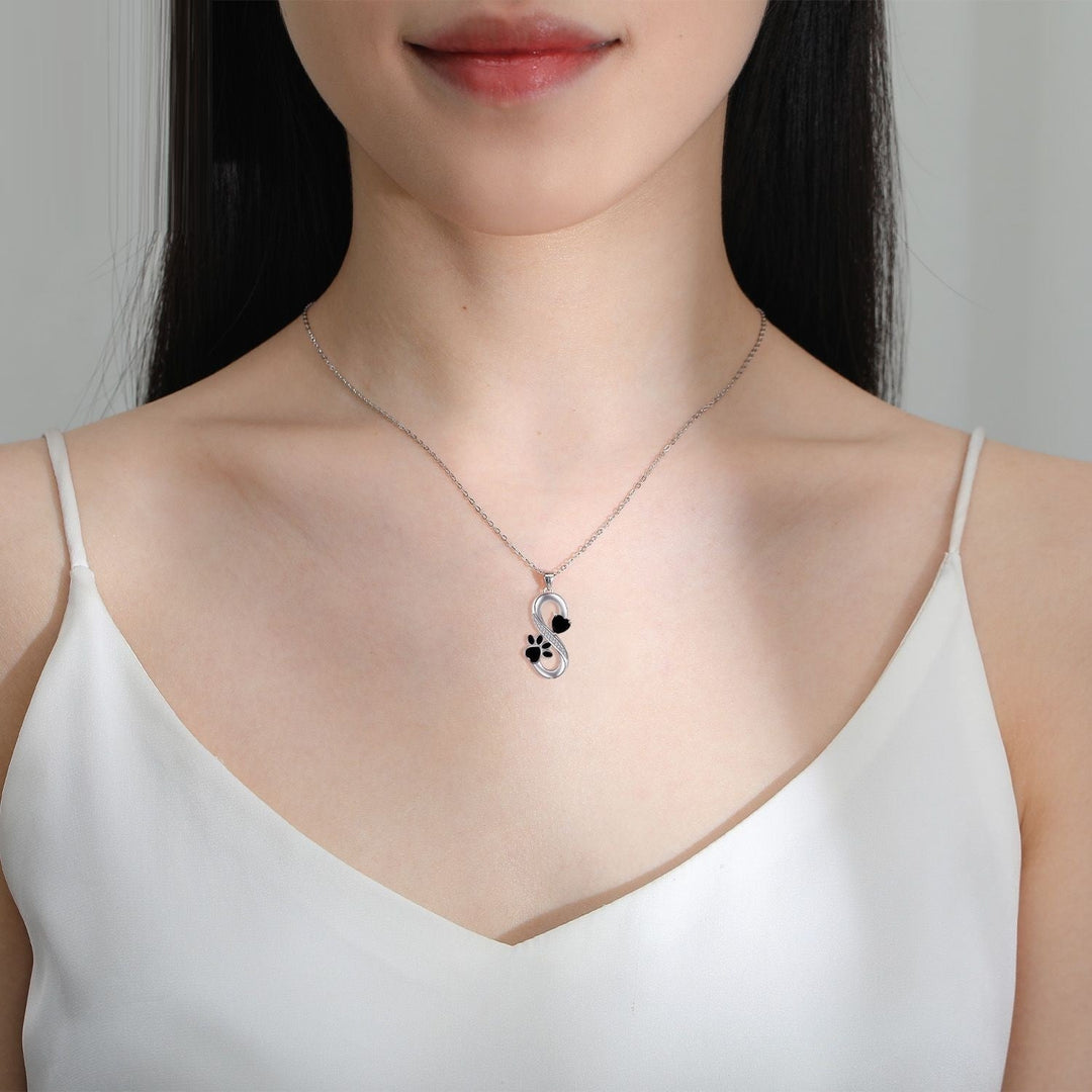Collana Cuore & Zampa Amore Infinito