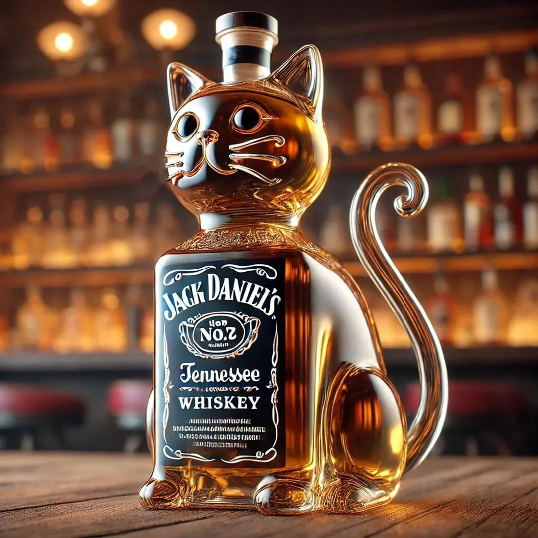 Decanter per Whisky a Forma di Gatto