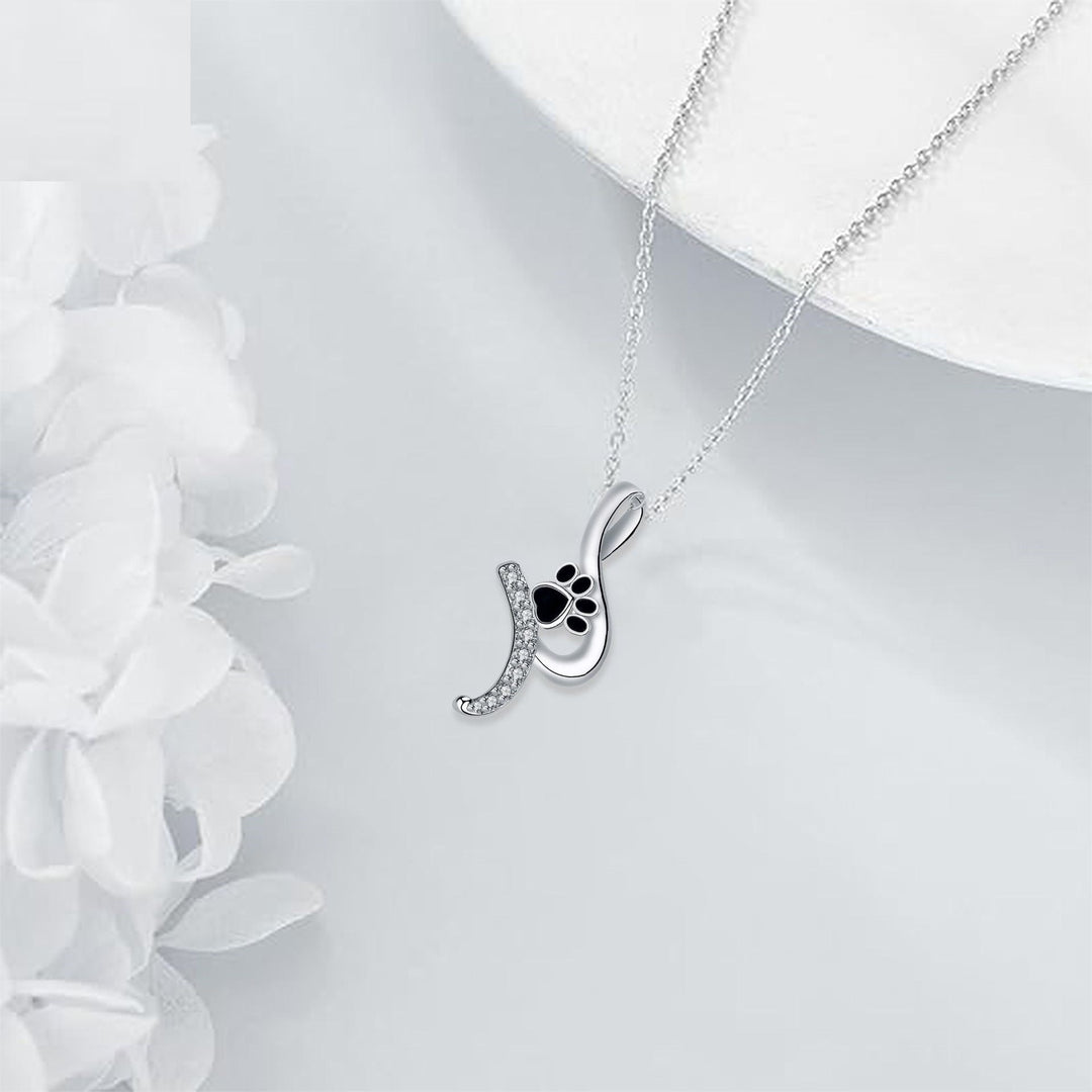 Collana con Ciondolo a Zampa 'Amico Fedele'