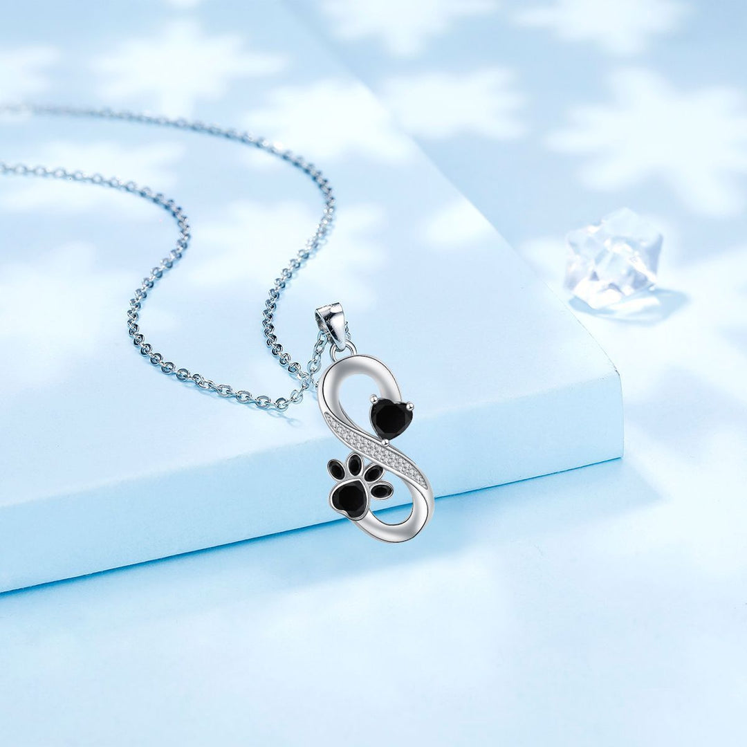 Collana Cuore & Zampa Amore Infinito