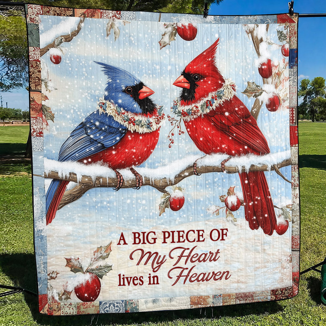 Un Grande Pezzo Del Mio Cuore Vive In Paradiso Art Quilt Hanging