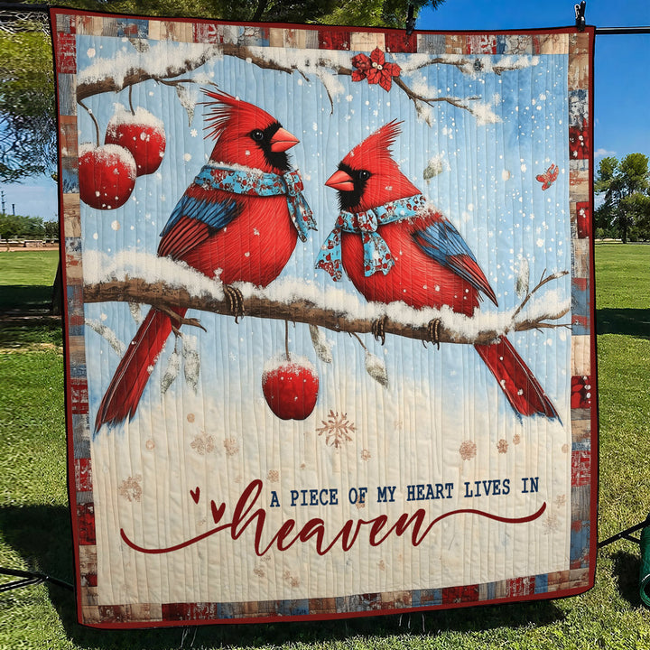 Un Pezzo Del Mio Cuore Vive Nel Cielo Art Quilt Appeso