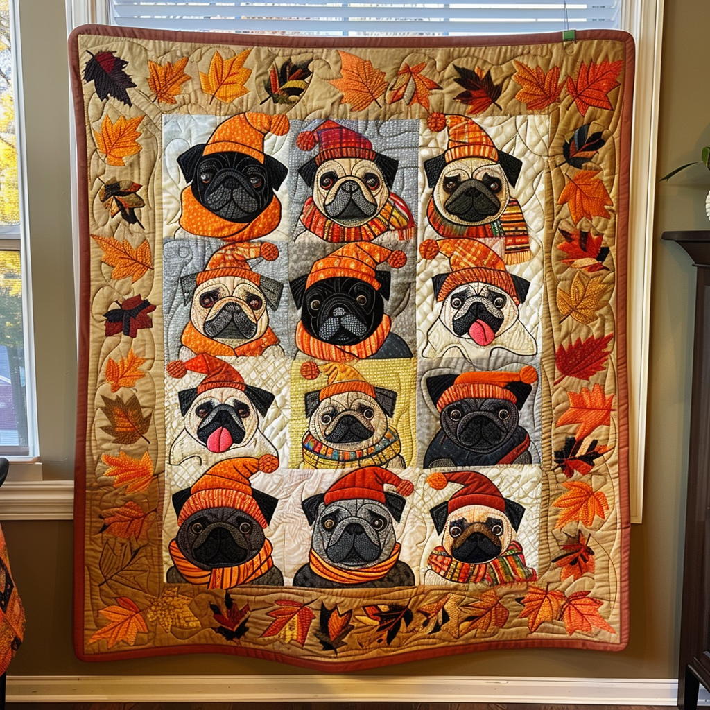 Coperta Pug Adorabile
