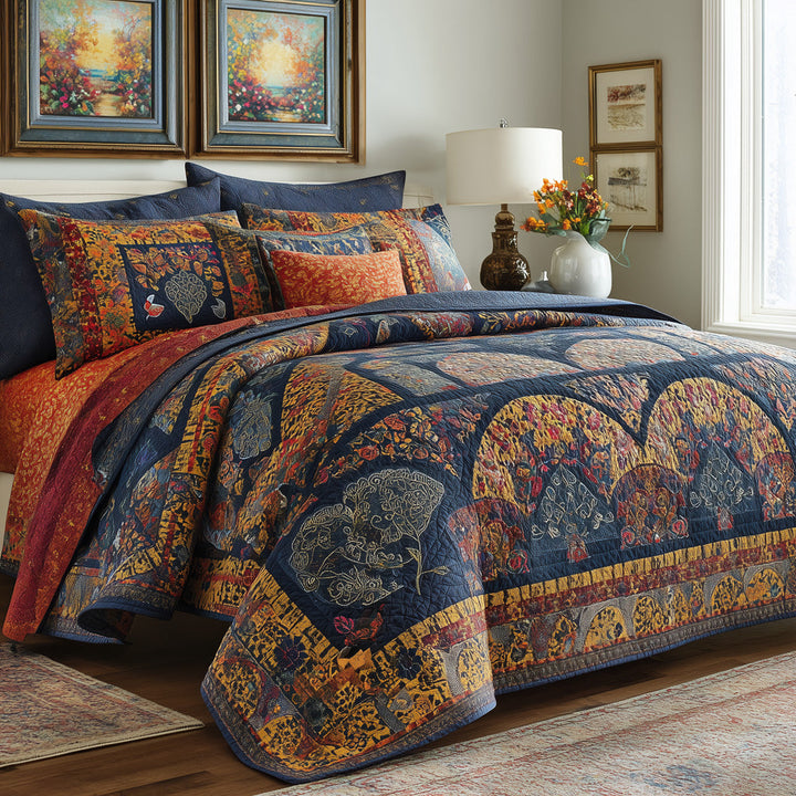 Coperta Amber Paisley Trail