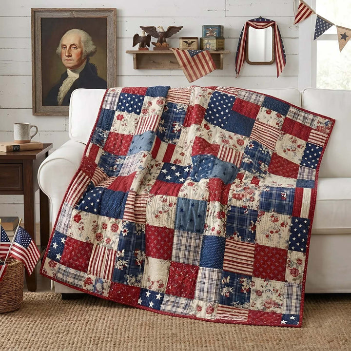 Coperta Patchwork Americana