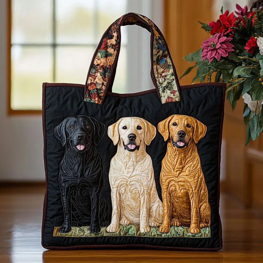Malin – Borsa imbottita con applicazione di Labrador