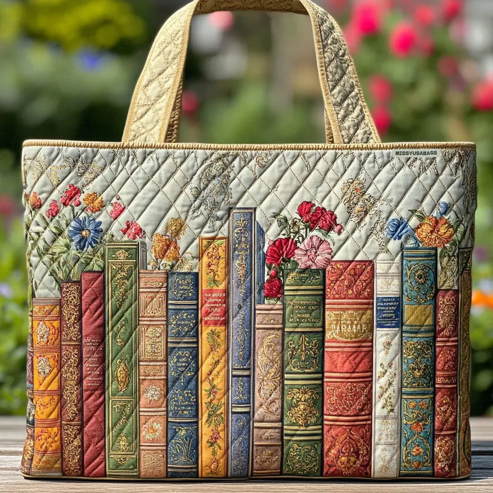 Selma – Borsa imbottita con motivo bibliotecario