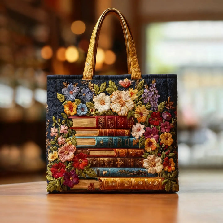 Viveka – Borsa in tessuto con ricami di fiori