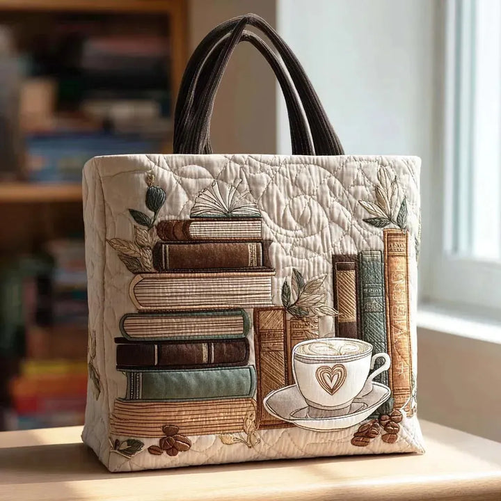 Margareta – Borsa imbottita con motivo di libri