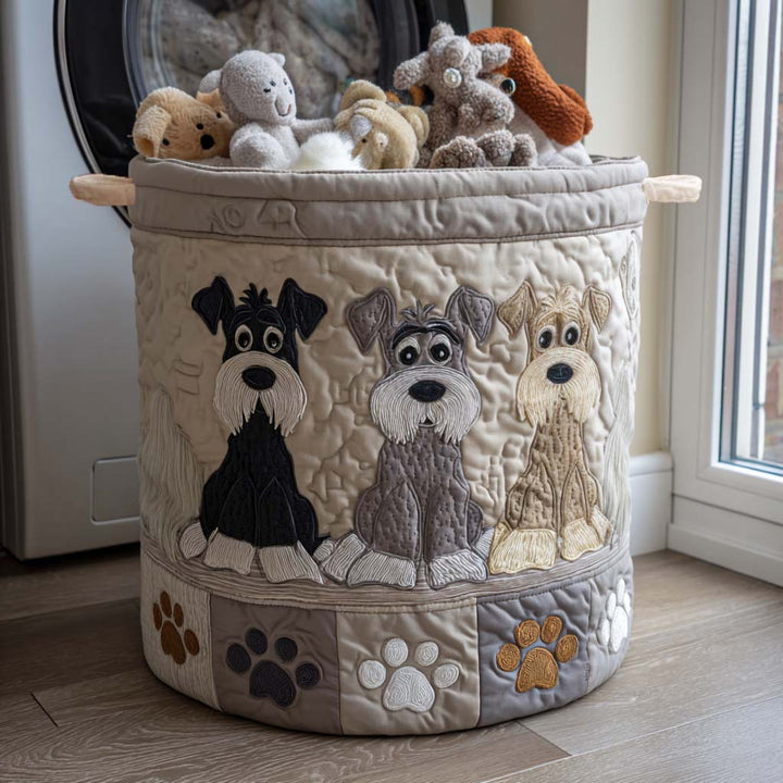 Cesto della Biancheria Schnauzer Cartone