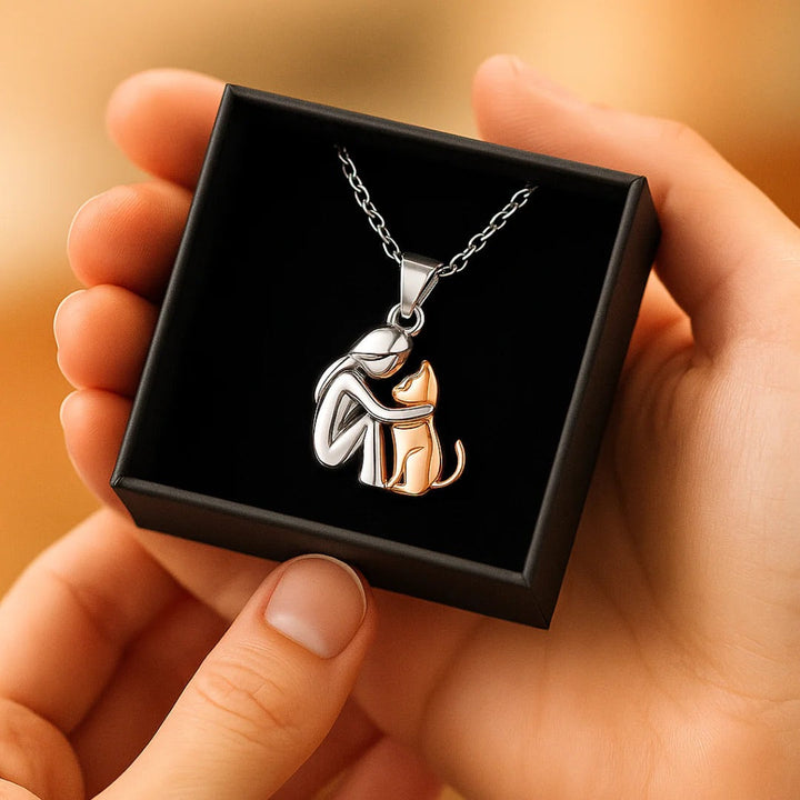 Collana Fortuna con Motivo di Gatto