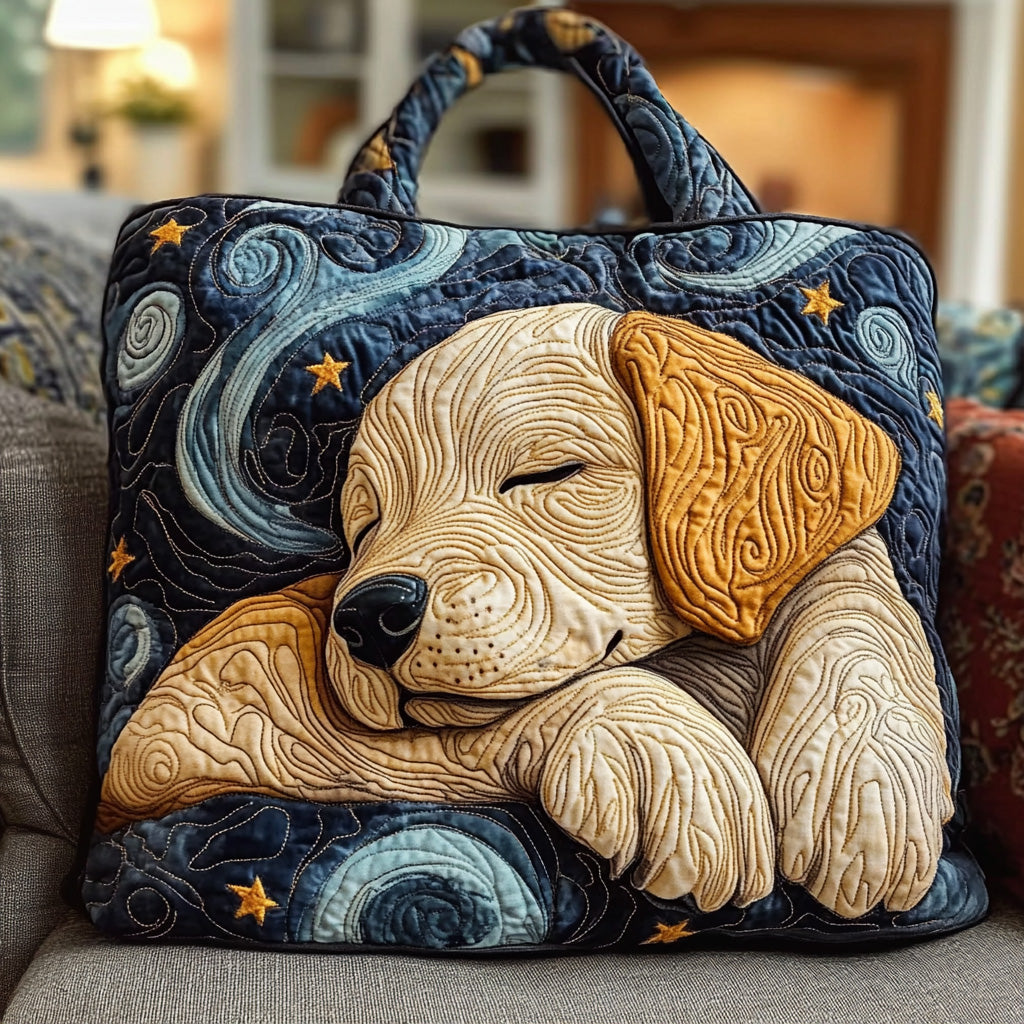 Borsa Tote Labrador Crema e Miele