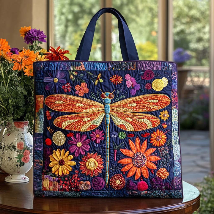 Borsa Tote "Dragonfly Glow"