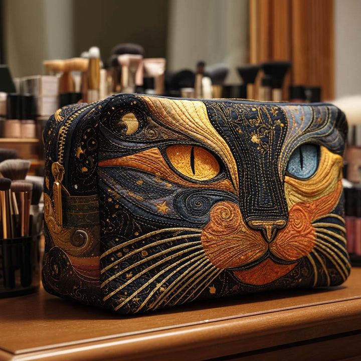 Elegante Pochette per Trucco Trapuntata