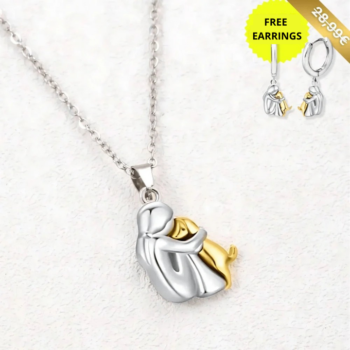 Collana Fortuna con Motivo di Cane (+ Orecchini Gratis)