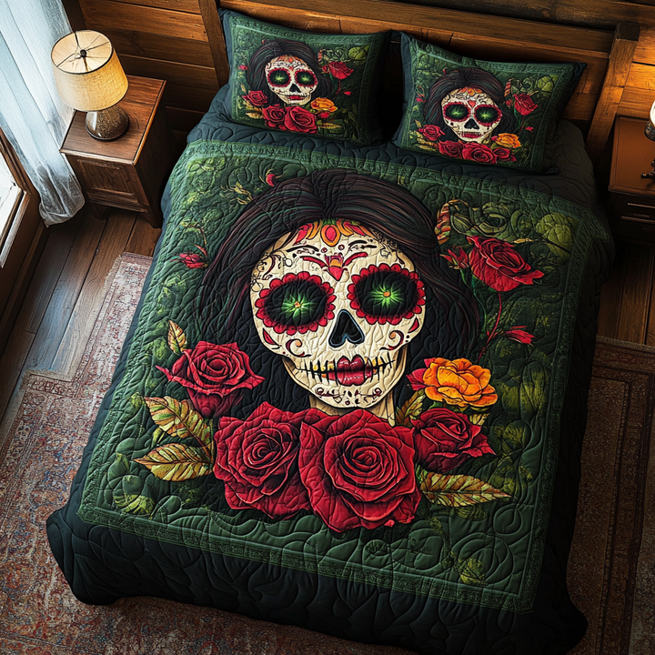 Set di Biancheria da Letto Artistico a 3 Pezzi