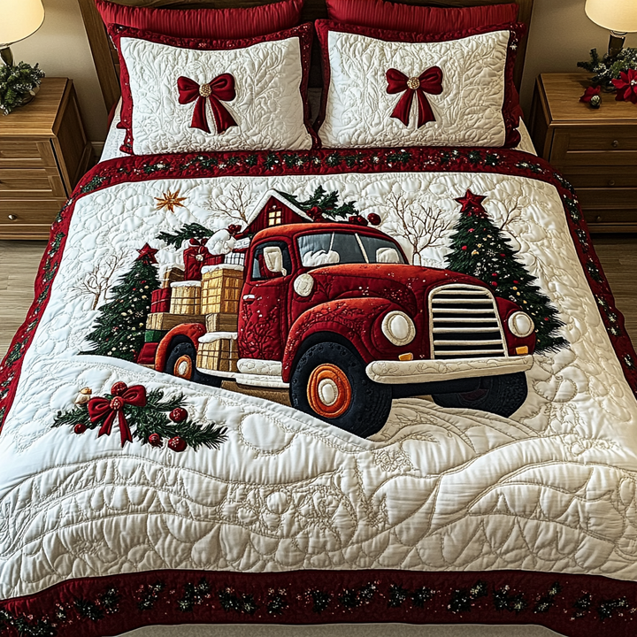 Set di Biancheria da Letto Natalizio 3 Pezzi