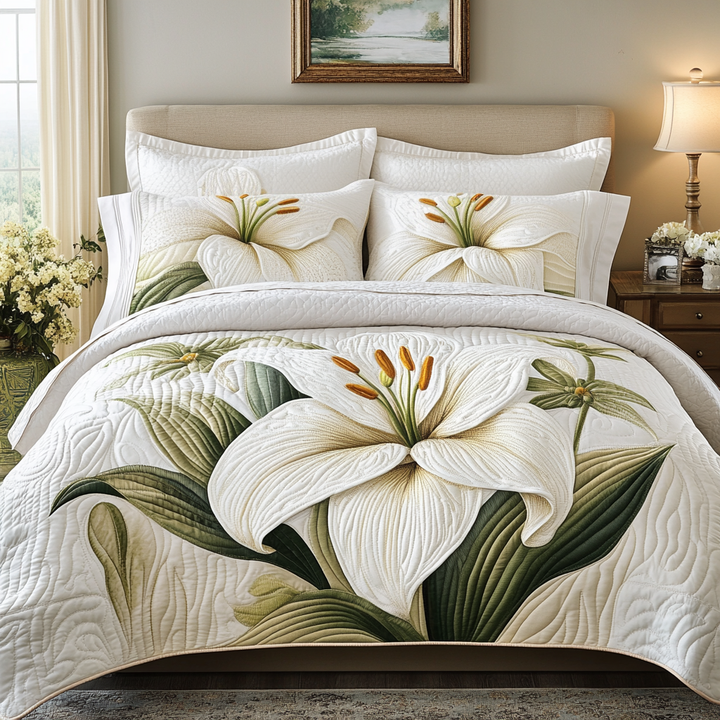 Set di Biancheria da Letto 3 Pezzi Floral Bliss