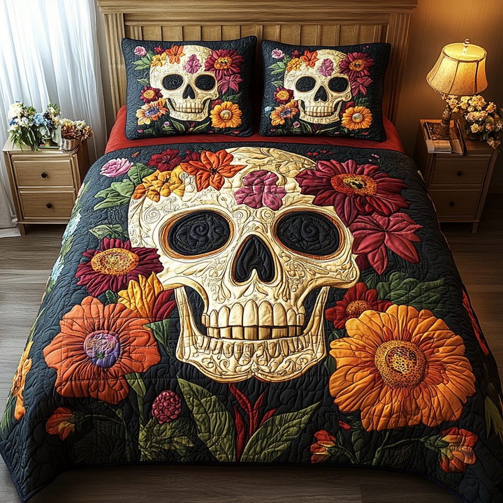 Set di Biancheria da Letto Artistico a 3 Pezzi