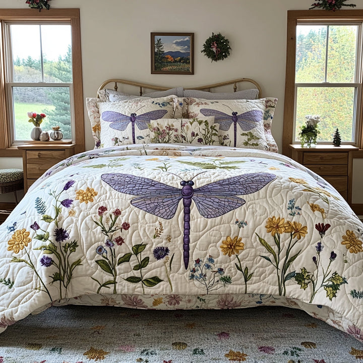 Set di Biancheria da Letto Flutter Grace 3 Pezzi
