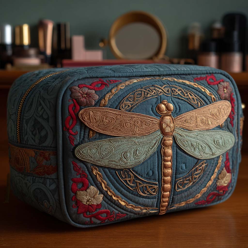 Borsa da Trucco Trapuntata Garden Whisper