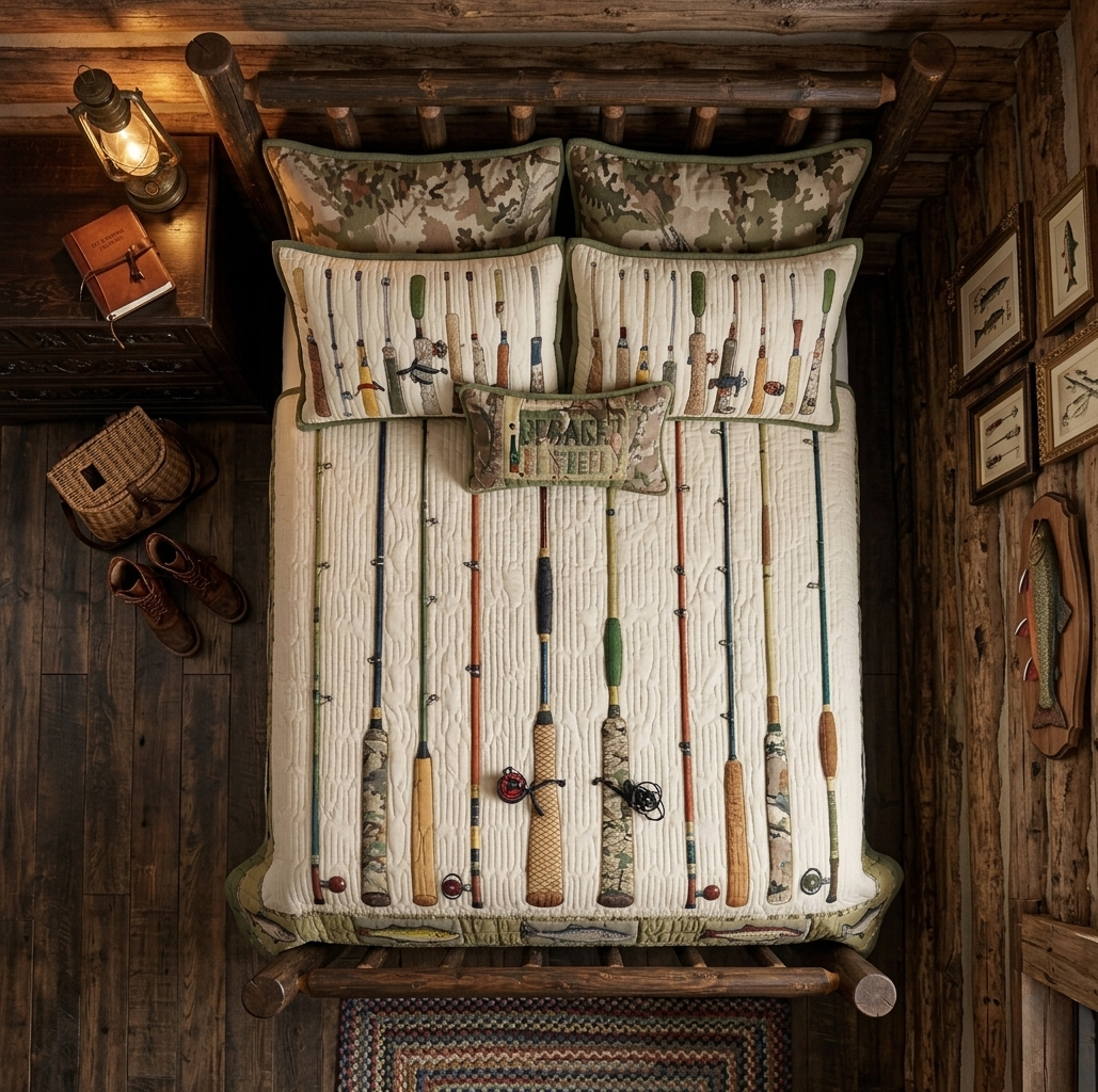 Set di Biancheria da Letto Vintage 3 Pezzi