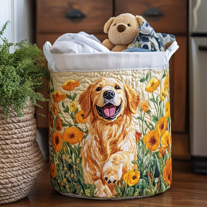 Cestino per la Lavanderia Happy Golden Pup