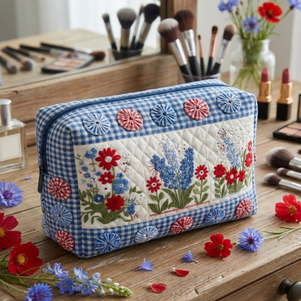 Borsa per Trucco Quilted Heartland Harmony