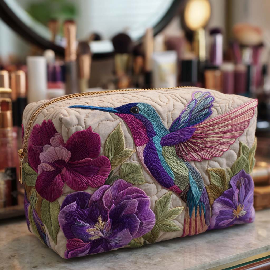 Mini Borsa per Trucco Trapuntata