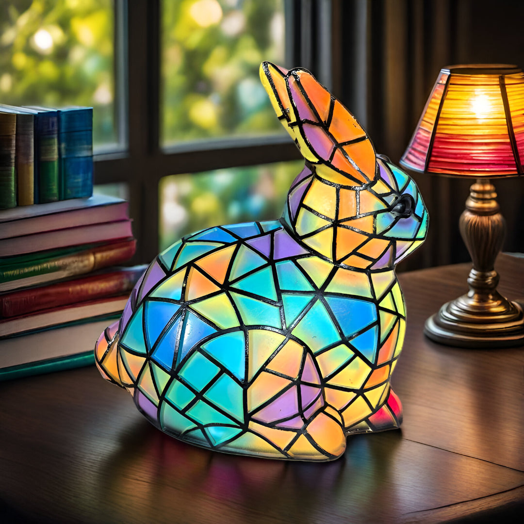 Tibbe – Lampada Colorata a Forma di Coniglio