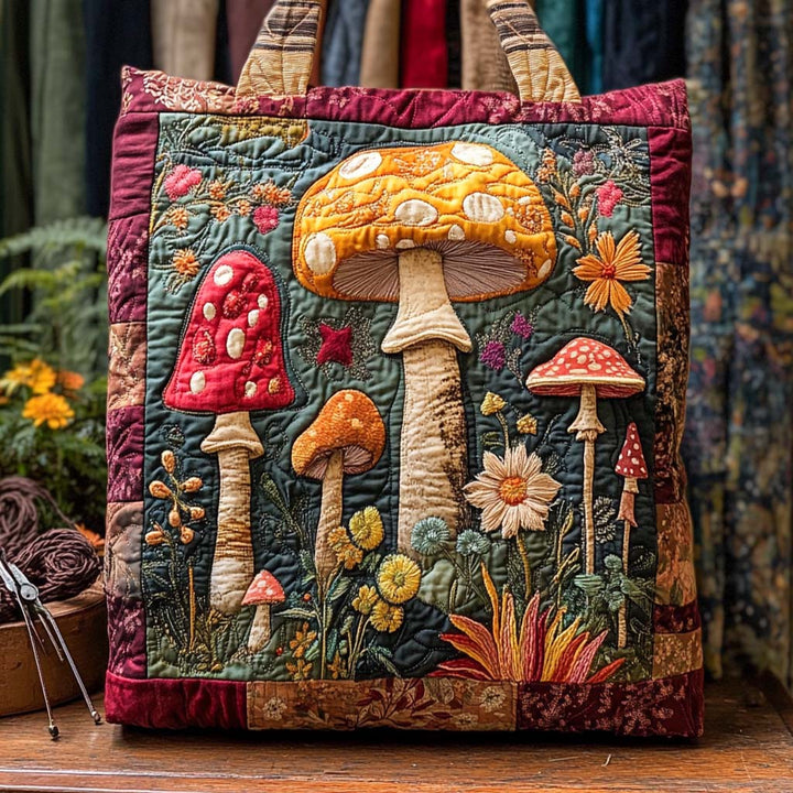 Borsa Tote da Giardino con Funghi Ruby Stem