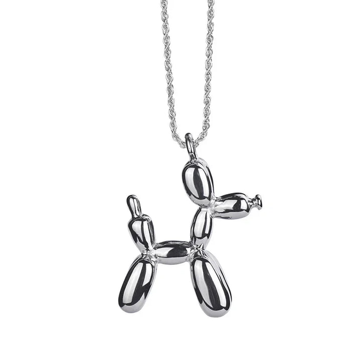 Collana Cane Palloncino – Collana Giocosa da Donna con Pendente Animale in Stile Oro