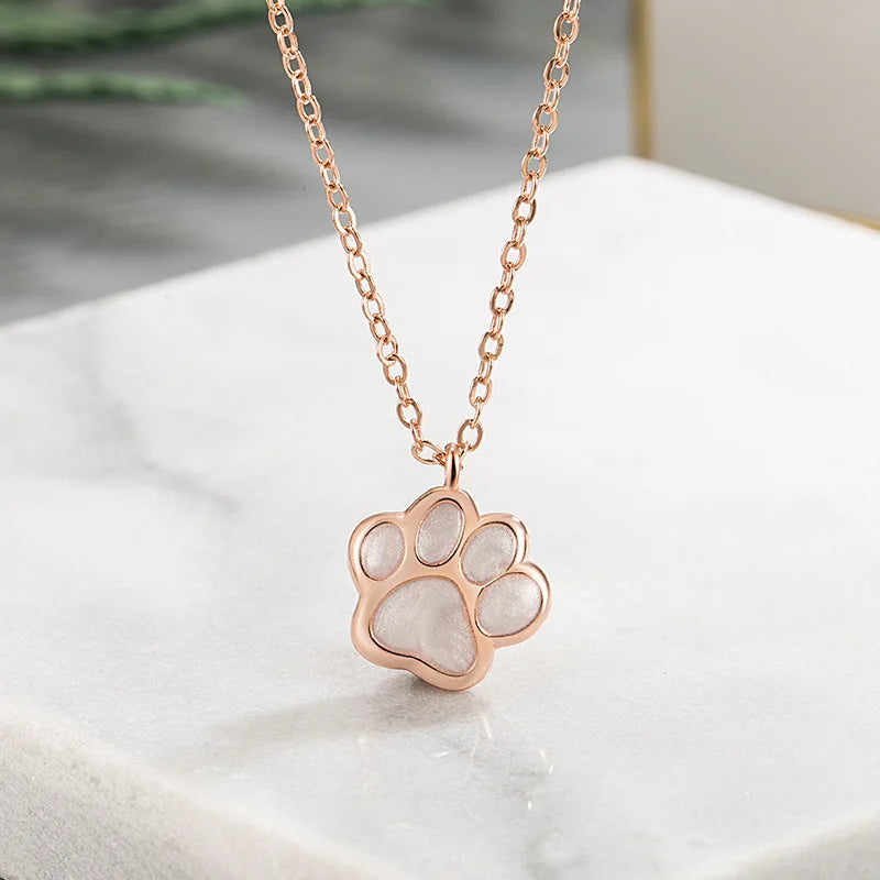 Collana con Pendente a Zampa – Gioielli Animali Simbolici per Donne