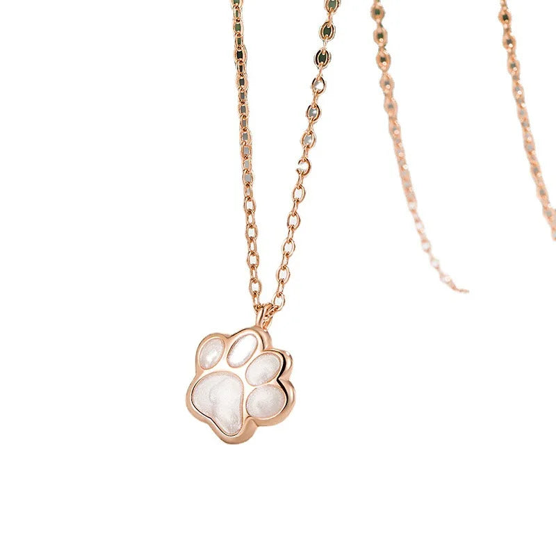 Collana con Pendente a Zampa – Gioielli Animali Simbolici per Donne