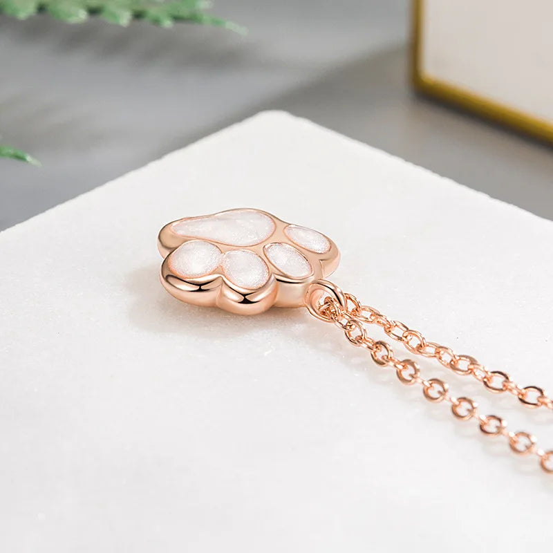 Collana con Pendente a Zampa – Gioielli Animali Simbolici per Donne